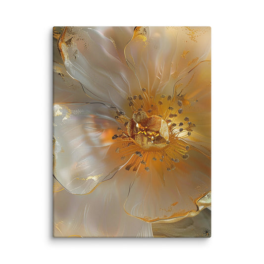 Golden Serenity Bloom Marble