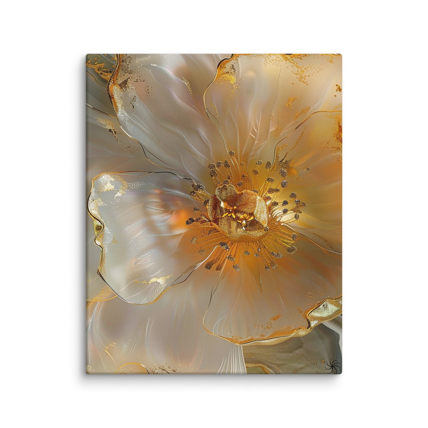 Golden Serenity Bloom Marble