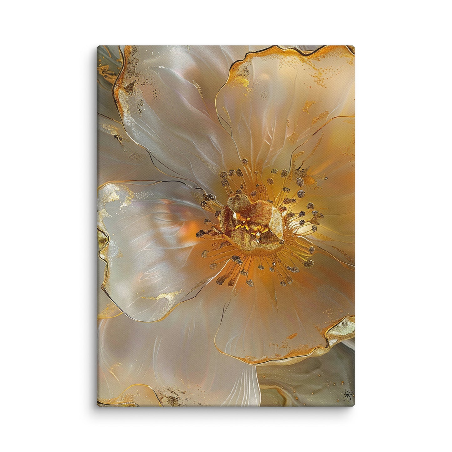 Golden Serenity Bloom Marble