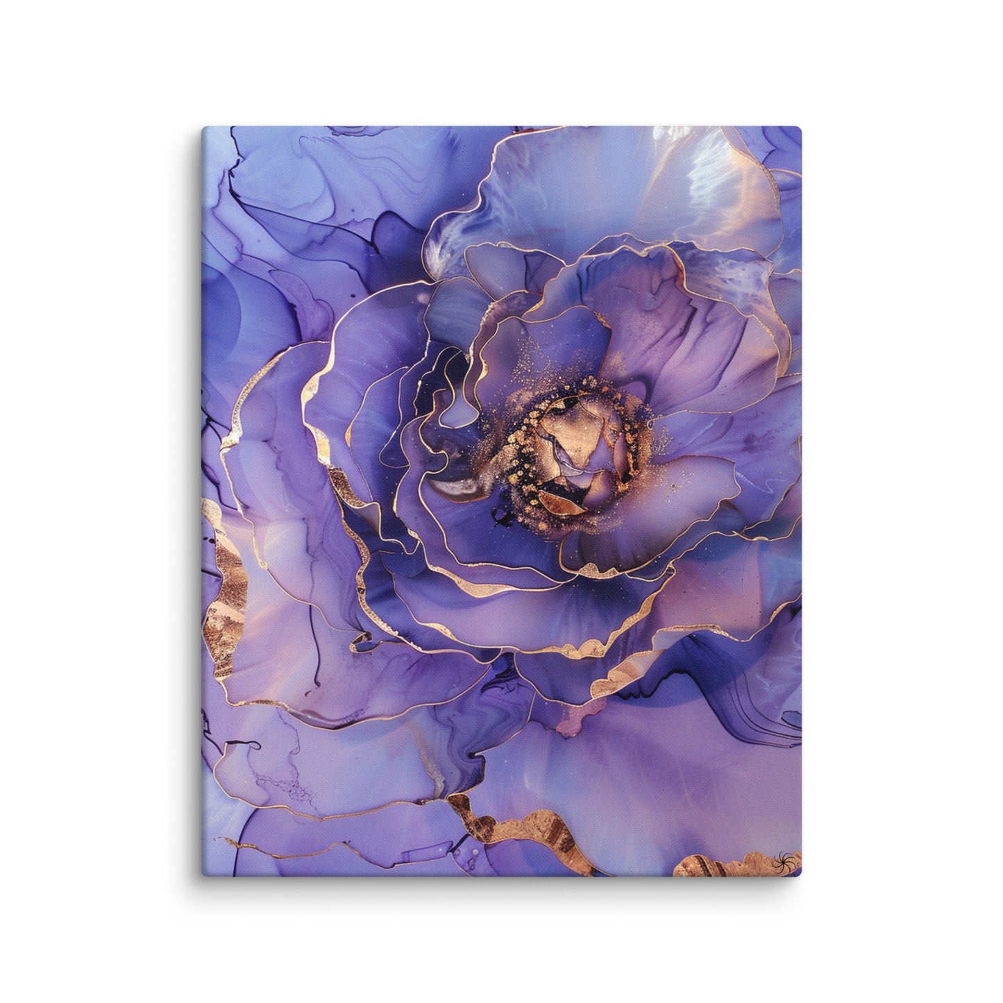 Tranquil Lavender Bloom Marble