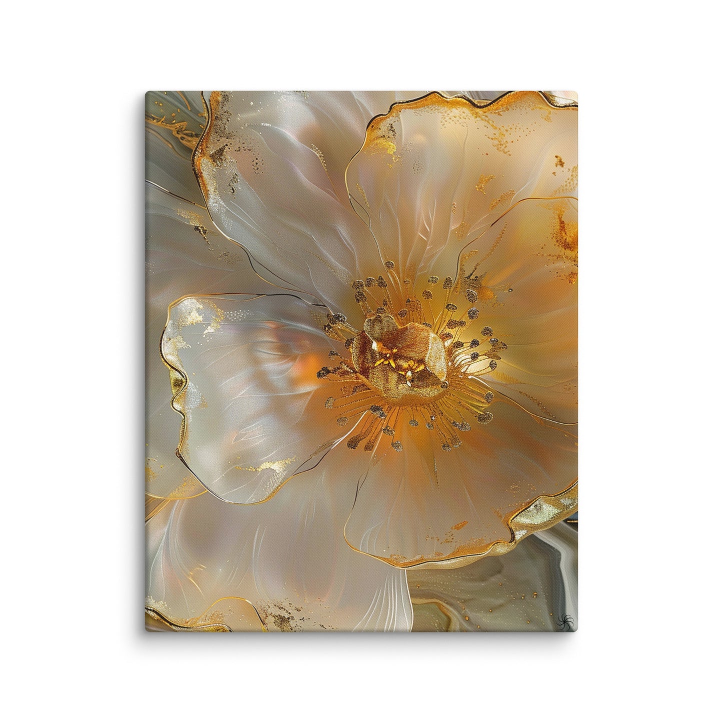 Golden Serenity Bloom Marble