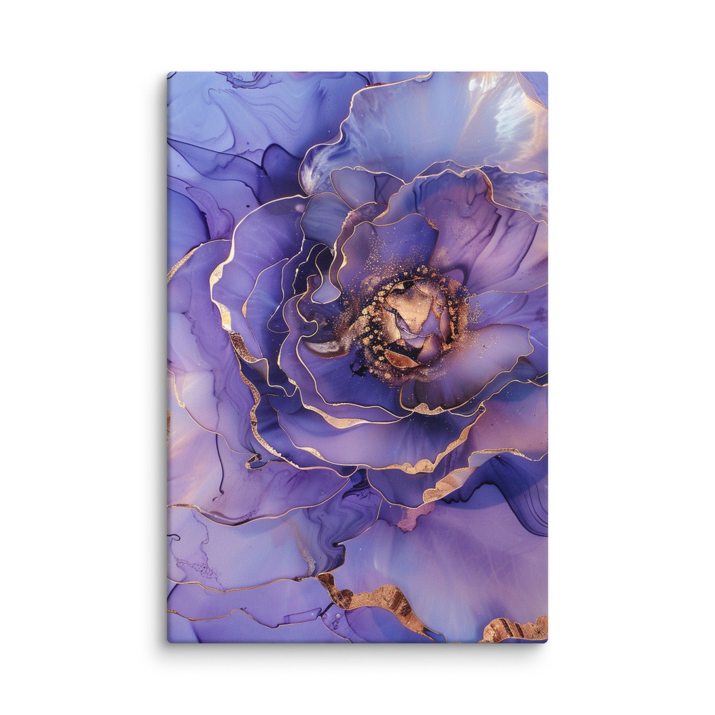 Tranquil Lavender Bloom Marble