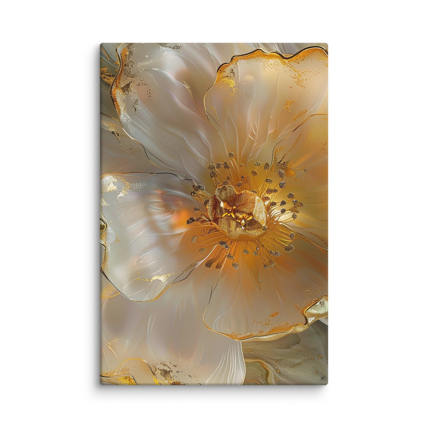 Golden Serenity Bloom Marble