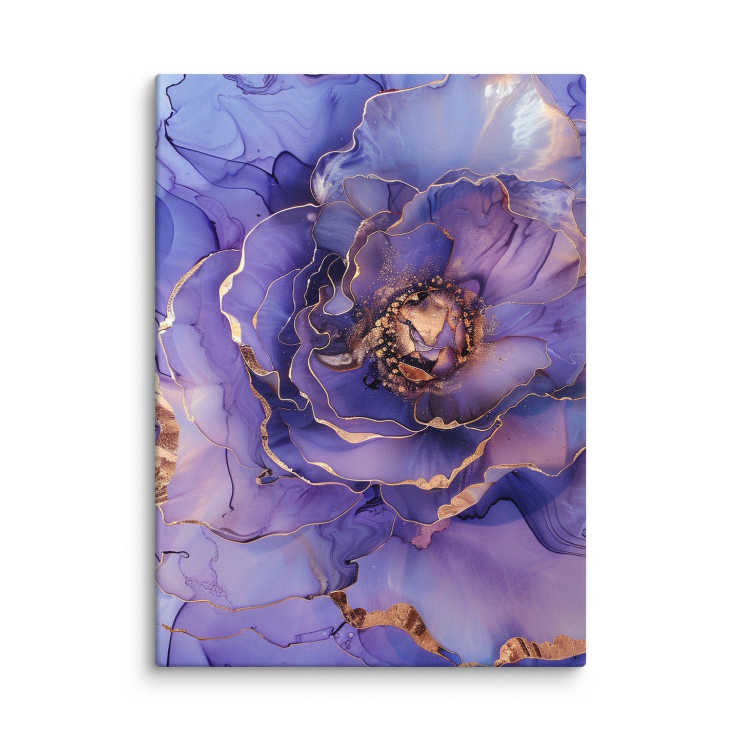 Tranquil Lavender Bloom Marble