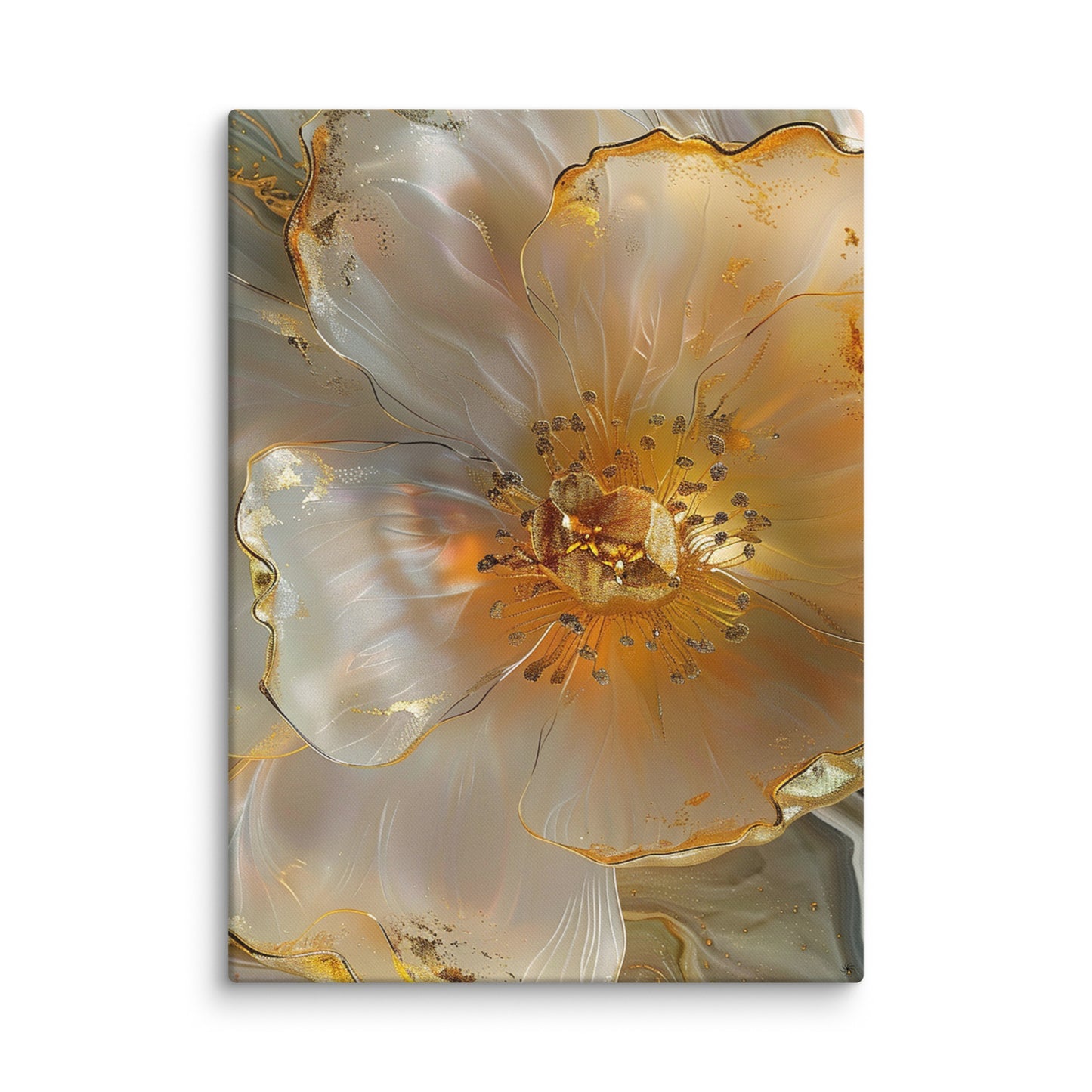 Golden Serenity Bloom Marble